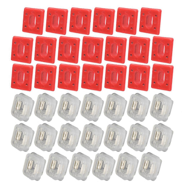 40 st för 3-serien E46 E90 E91 E92 E93 X5 E53 Bildörr Interiör Instrumentbräda Dash Trim Panel Formningsklämmor