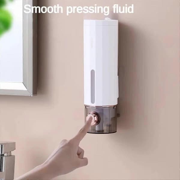 Väggmonterad tvåldispenser, handdispenser vit