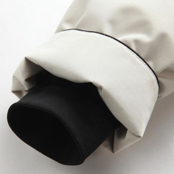 Miesten talvihupullinen tikattu untuvatakki rento työtakki qd musta black 4xl