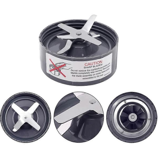 2 kpl Blender Extractor Cross Blade -varaosat NutriBulletille