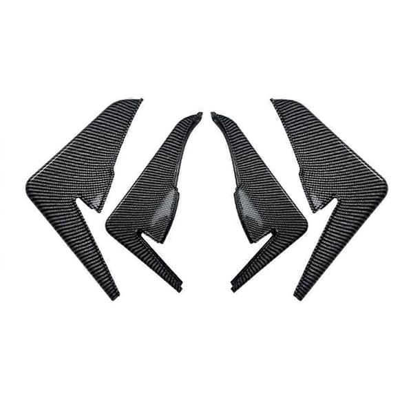 Bil Bagkofanger Diffuser Læbesæt til Tesla Model Y 2017-2024 Bageste Splitter Spoiler Cover Trim Tilbehør Carbon fiber pattern