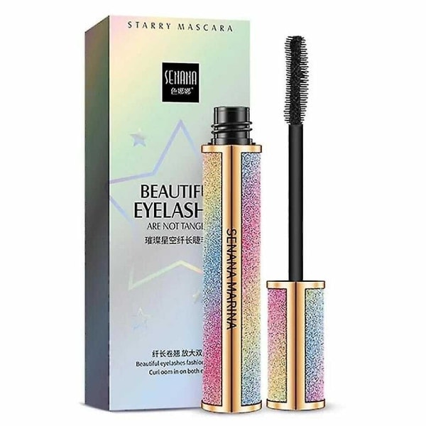 4d Silk Fiber Vipper Tyk Forstørrende Mascara