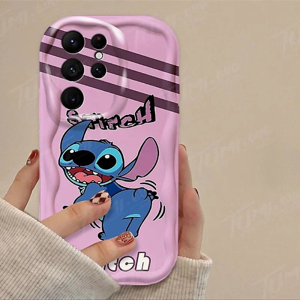 Cartoon Disney Stitch 3D Wave Case för Samsung Galaxy A54 A34 A14 A24 A13 A23 A33 A53 A73 A15 A05 A05S Mjukt Silikonfodral Funda 1 Galaxy A05S