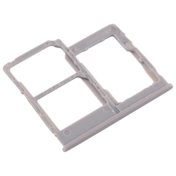 SIM-kortskuff + Micro SD-kortskuff for Galaxy A40 Grey