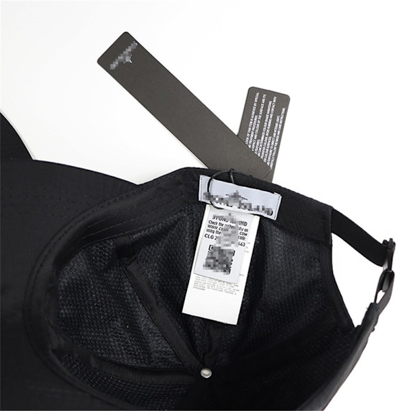 Stone Island Truckerkeps med böjd skärm för dam och herr, sommarhatt Black