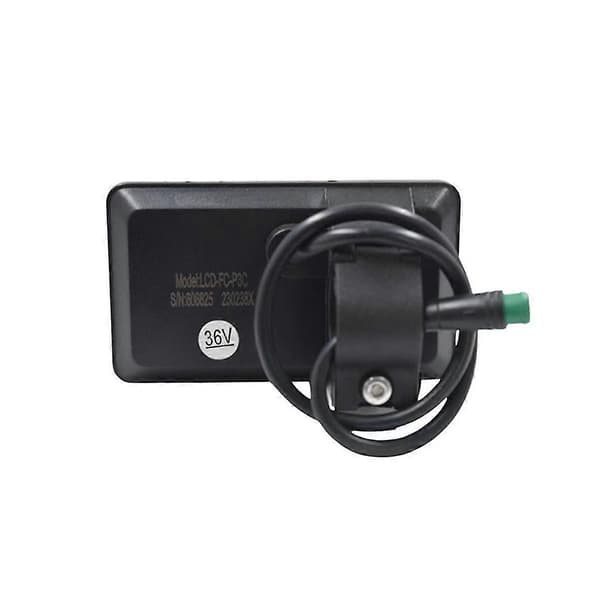 P3C 5PIN El-cykel LCD-displaymåler E-scooter LCD-panel med USB UART til mountainbike-dele Black