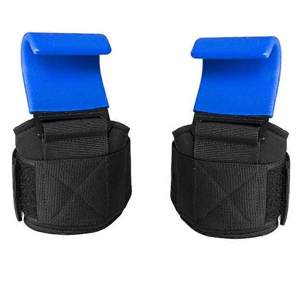 Tyngdlyftningskrokar Kraftiga handledslindor Träning Pull-up Handflator Greppremmar Red Broadside 2pcs