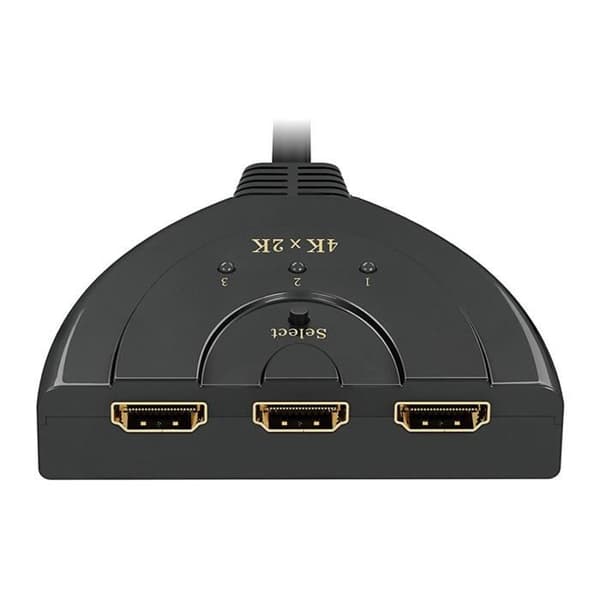 HDMI-bryter - SODIAL - 4K - 3 porter - Støtter 3D