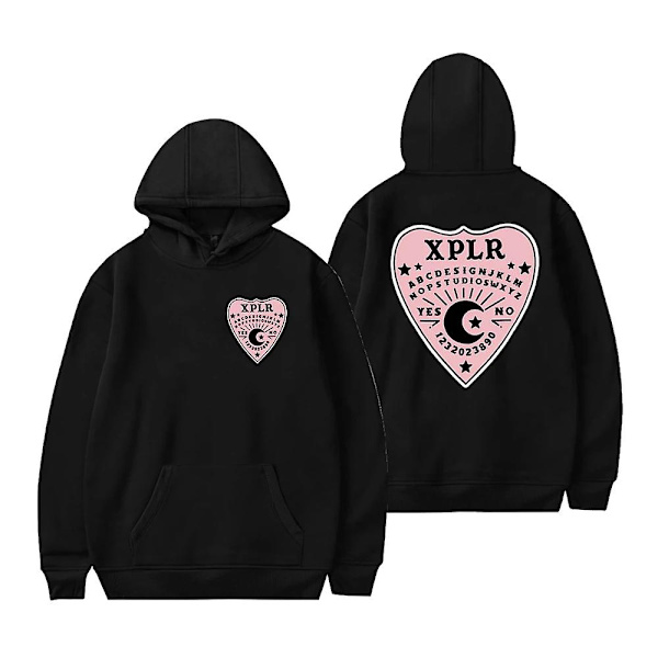 Sam And Colby Xplr Ouija Hættetrøje Sweatshirt Kvinder[HK] grå grey M