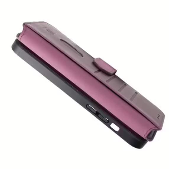 iPhone 15 Plus Plånboksfodral Magnet Rvelon - Lila