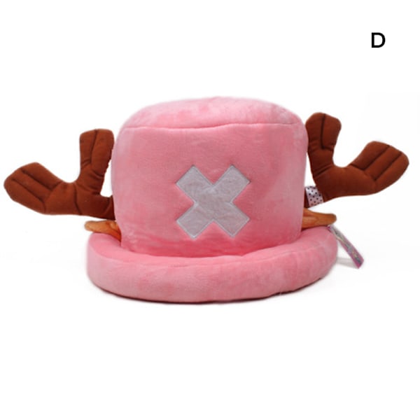 Varm vintermössa i plysch, söt tecknad Tony Tony Chopper-form, julklappar för kvinnor och flickor I