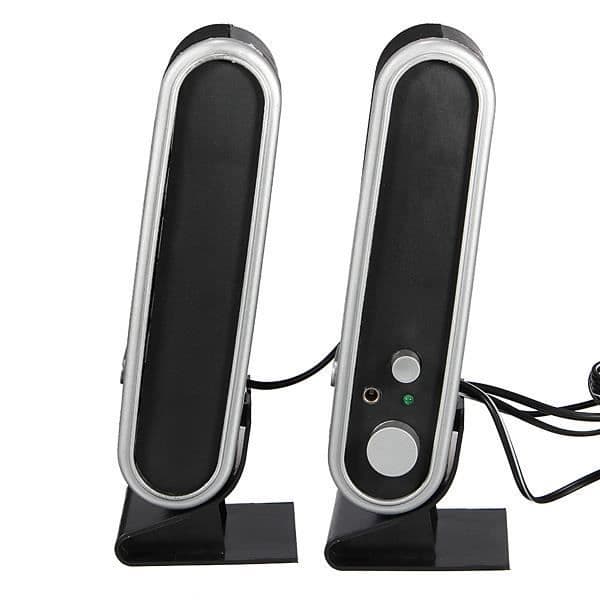 TEMPSA USB Stereo Computerhøjttalere til PC, Bærbar, Notebook, MP4, MP3, DC 5V