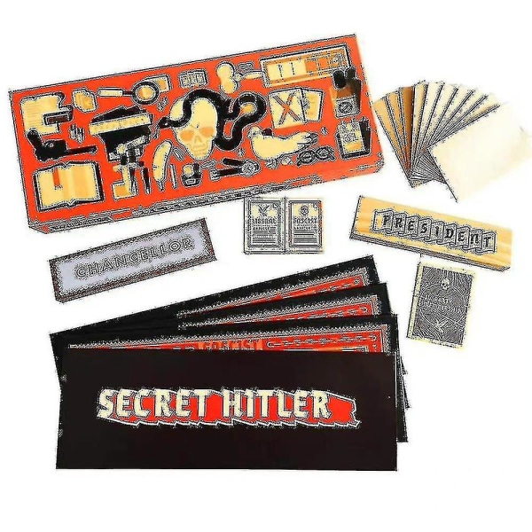 Hemligt Hitler-kortspel för vuxna 5-10 spelare