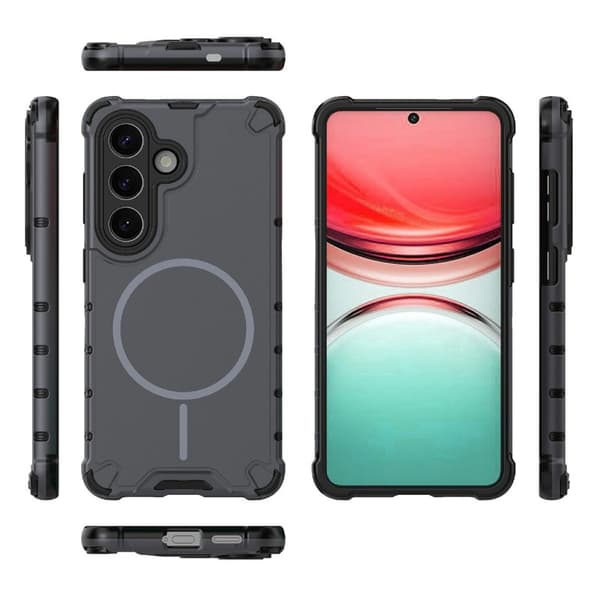 Mobildeksel til Samsung Galaxy S26 Magnetisk TPU + PC - Grå