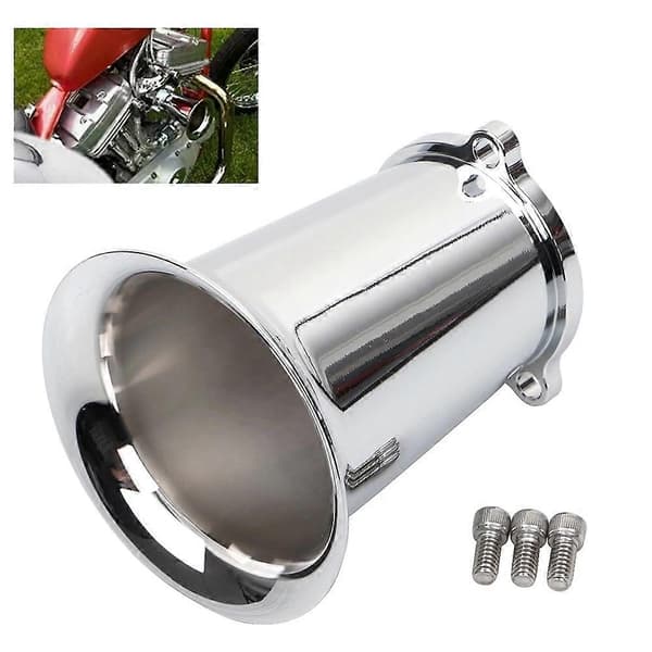 Velocity Stack CV forgasser luftinntaksrenser for Harley Touring Softail Chrome-plated silver