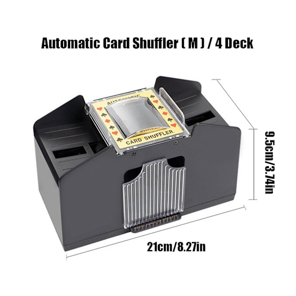 Automatisk kortshuffler Elektrisk kortshuffler 2024AA[HK] A