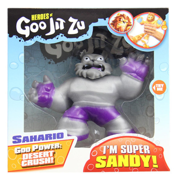 Heroes Sahario Goo Jit Zu Super Sandy Stretchig Figurleksak Med Goo Transformation Wolf