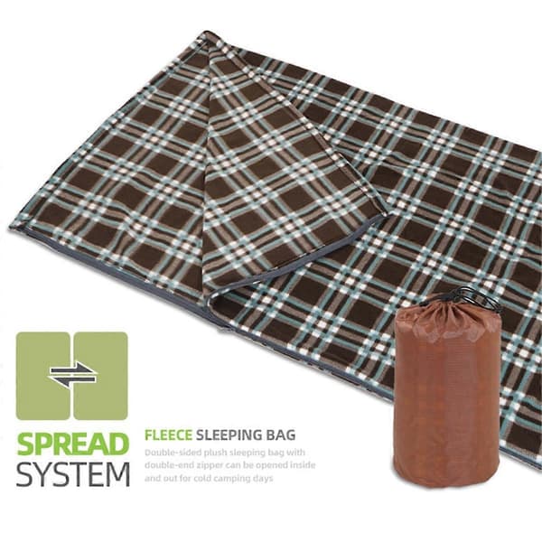 Camping Quilt Sovepose til Camping Vandreture Rejser Multicolor