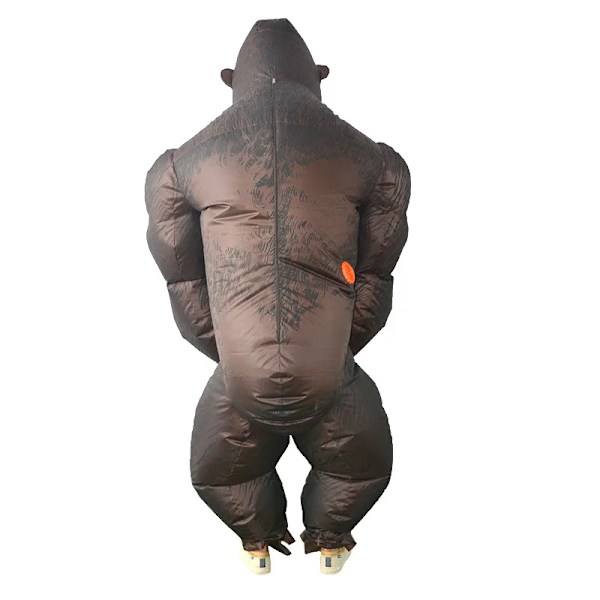 Oppustelig King Kong Orangutang Kostume Voksen Børn Cosplay Kostume 150-200cm