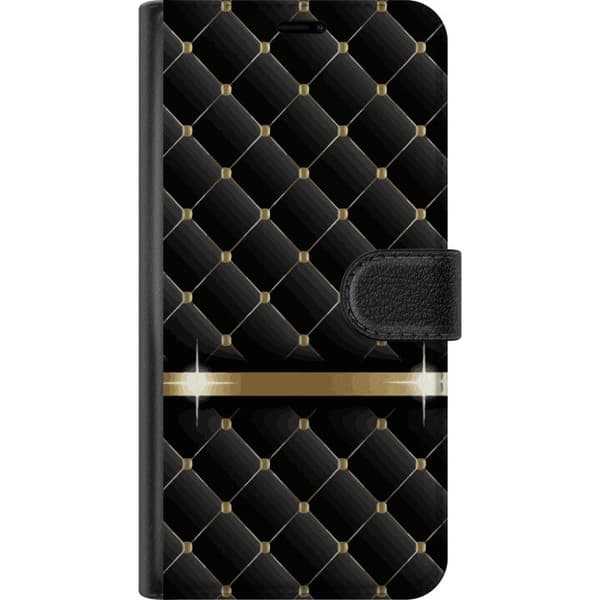 Kompatibelt pungcover til Apple iPhone 13 Luksus Sort Plånboksfodral