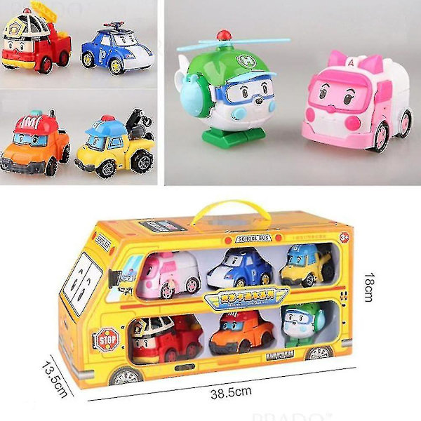 I 1 Robocar Poli Transformation Car Toys Set_lp 83168-9
