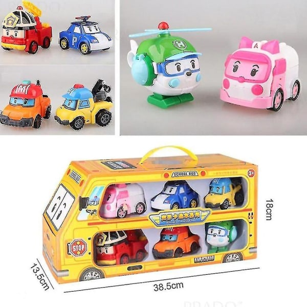 In 1 Robocar Poli Muuntautuva Auto Lelut Set_lp 83168-9