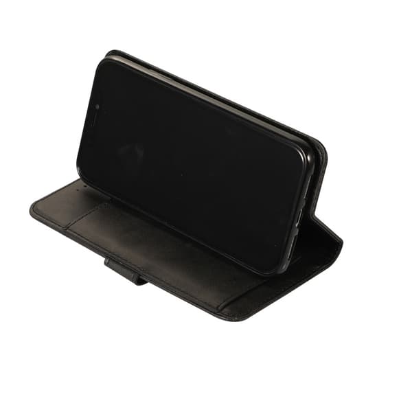 RV Plånboksfodral Äkta Läder - iPhone 13 Pro - Svart