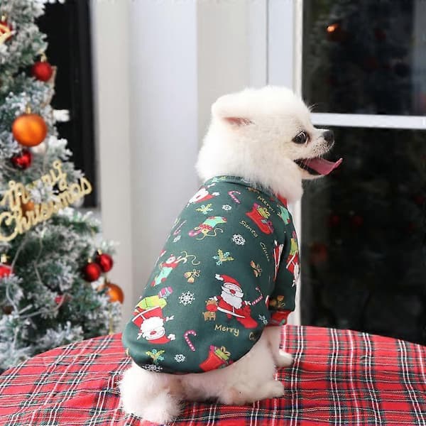 Hund Julkläder Varm Kostym