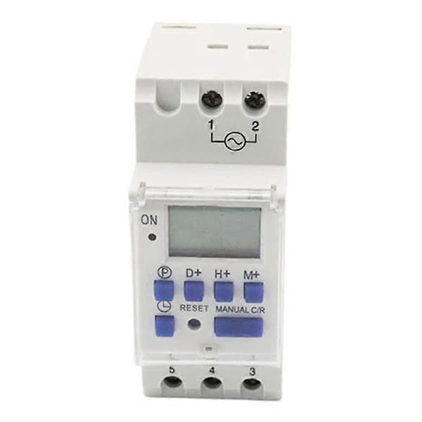 THC15A Mikrocomputer Tidsstyringskontakt Transparent Tidsstyringstimer Not Specified