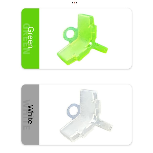 Krokbeskytter Etui Fiske treble kroker HVIT 1 1 Hvit White 1-1
