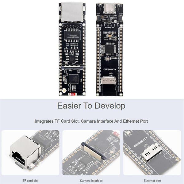 ESP32-S3-POE-ETH ESP32-S3 Ethernet Utvecklingskort