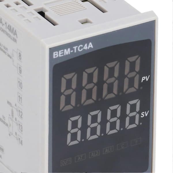 BERM LED-display smart temperaturregulator PID-justering dubbel utgång termostat 100-240VAC