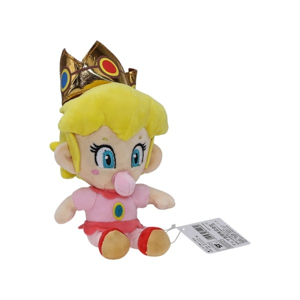 6 Super Mario Bros Baby Princess Plys Legetøj Bløde Udstoppede Dukker Julegaver til Børn Baby Princess Peach-6 Tommer Baby Princess Peach-6inch