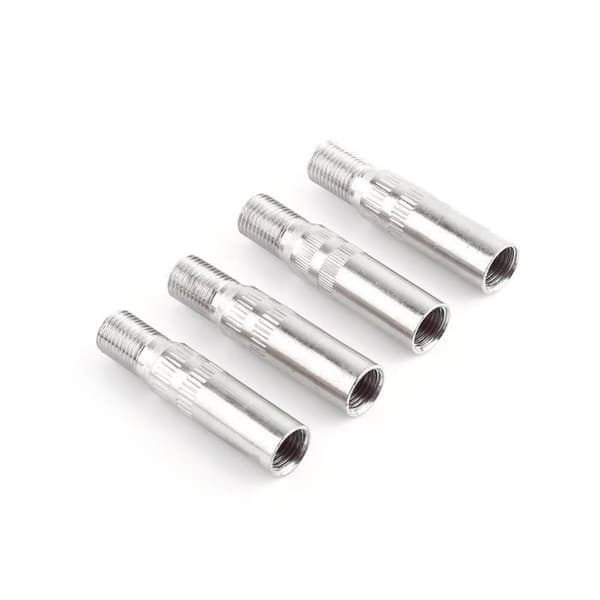Ventilhetter - Metall - Lengde 39mm - Diameter 7.5mm - 4 stk