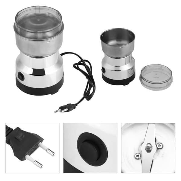 /QD/ Elektrisk Kaffekværn 100-200W Hørfrø Nødder Peber Krydderikværn Rustfrit Stål Mixer - RAI