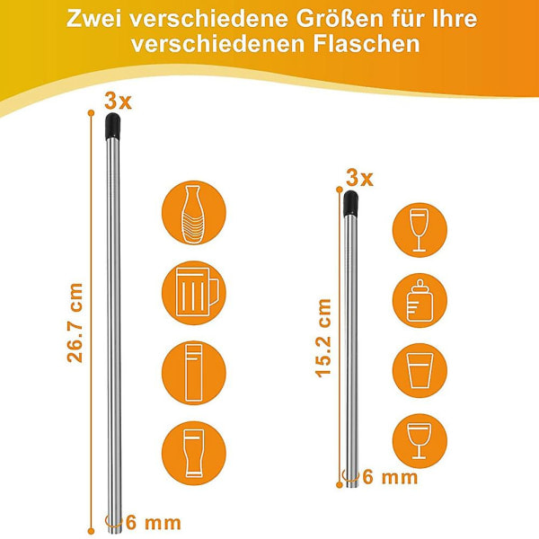 Opvaskemaskine flaskeholder, sodavandsflaskeholder Flaskeholder til alle flasker og glas, til alle Commo Silver