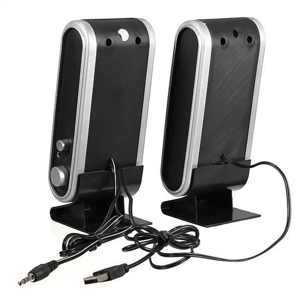 TEMPSA USB Stereo Computerhøjttalere til PC, Bærbar, Notebook, MP4, MP3, DC 5V