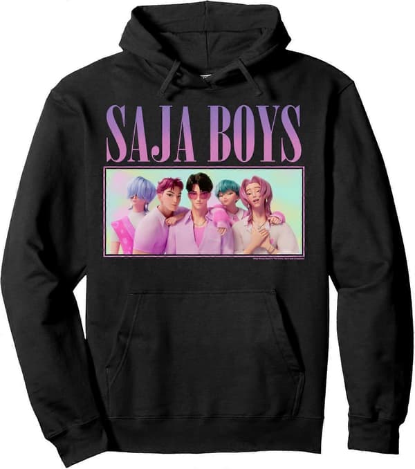 Saja Boys Group Shot Pullover Hettegenser Stil 0176 M