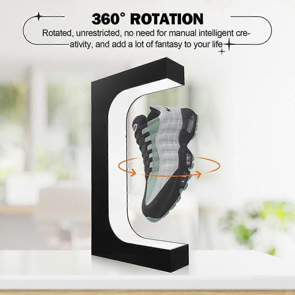 Magnetisk Leviterende Sko Display Lampe Stand