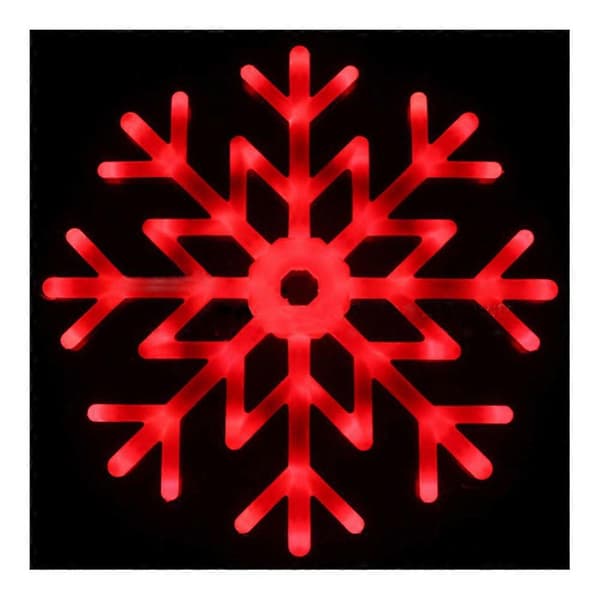 40cm LED Snöflinga Multicolor Ljushänge Snowflake Lantern