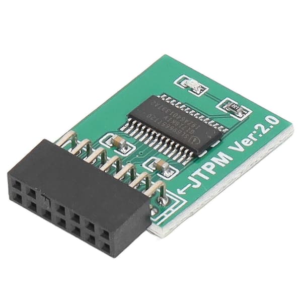 2026 For MSI TPM 2.0-modul Stærk kryptering 14-benet LPC-interface TPM-modulkort til Win11 Grøn