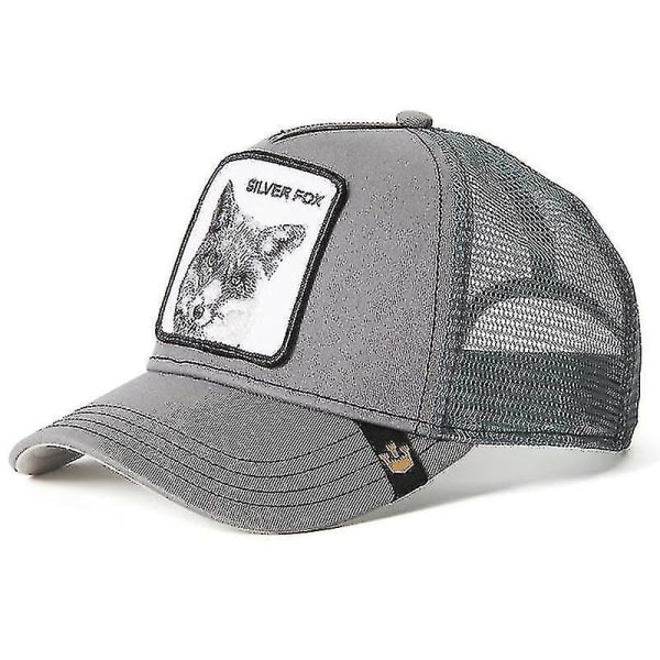 Svart Panther Mesh Cap for voksne - Sommer Baseball Cap Truck Camouflage panther