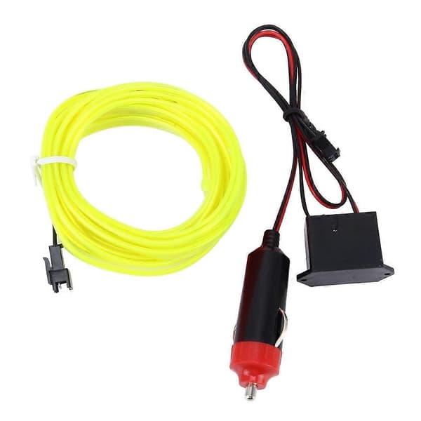 4m kaldt lys fleksibel LED-stripe for bildekorasjon Fluorescent Green Light