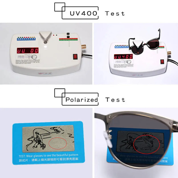 Herre solbriller dame designer mærke Kørebriller HD Polariserede masculino Herre briller Tilbehør Solbriller til mænd Oculos sort-sort black-black Black