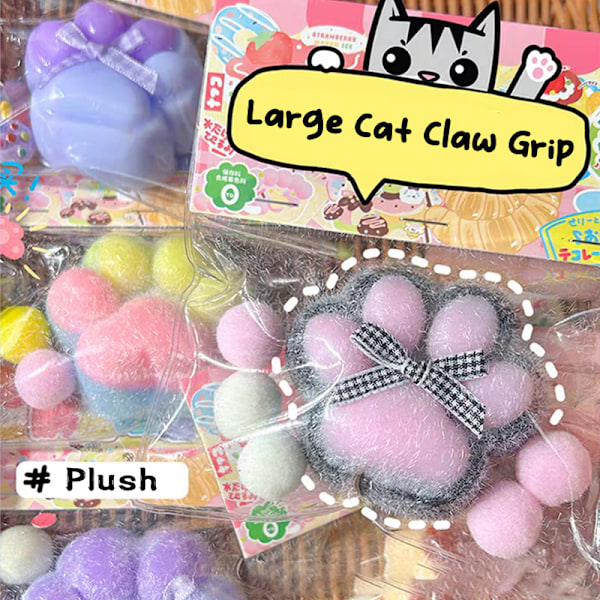 Kattpåtår Mochi Taba Squishy Fidget Leksak Kattpåtår Långsam Återhämtning Stre A4