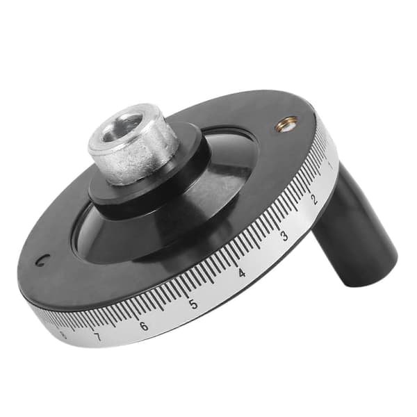 80mm Solid Hjul Skala Håndsveiv Mekanisk Kalibrert Håndsveiv