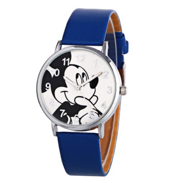 Søt tegneserie Mickey Mouse klokke mote kvartsklokke