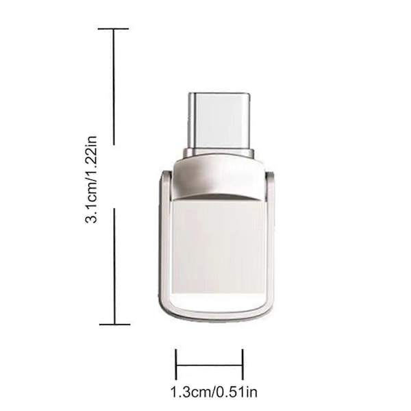 1TB 2TB Type C Flash-muistitikku (FMY) 2TB