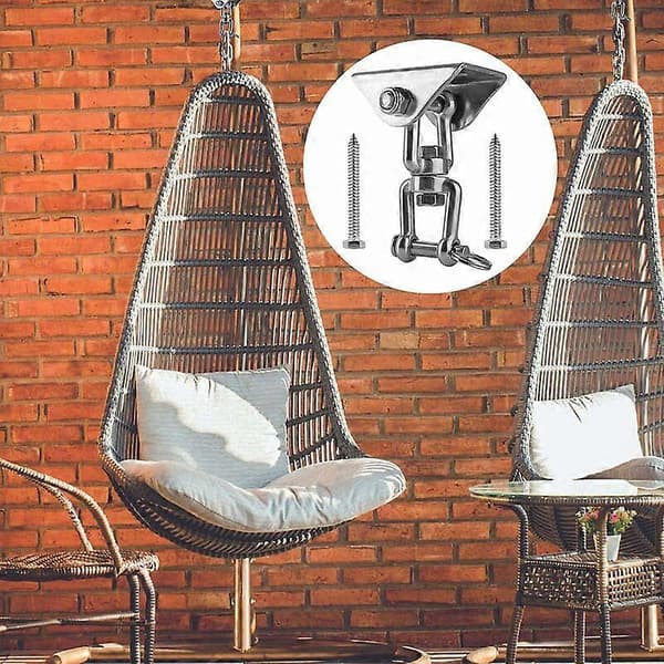 Innovativ loftkrog i 304 rustfrit stål med 4 fastgørelsesskruer