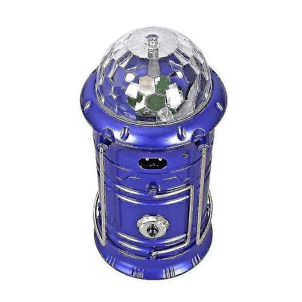 Solcelled LED-lykt Oppladbar Utendørs Camping Lommelykt Fakkel Scene Disco Lampe